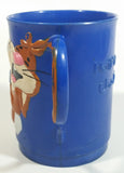 Nestle Quik Laughing Quik Bunny Blue Plastic Hot Chocolate Coffee Mug Cup