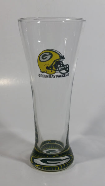 Green Bay Packers NFL Football Team 7" Tall Pilsner Glass Cup Sports Collectible