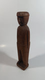 Hand Carved 9" Tall Wooden Man Figure Statue