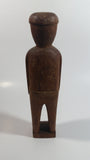 Hand Carved 9" Tall Wooden Man Figure Statue