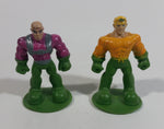 DC Comics Aquaman and Lex Luthor Miniature Mini Tiny 2" Tall Toy Figures