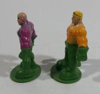 DC Comics Aquaman and Lex Luthor Miniature Mini Tiny 2" Tall Toy Figures