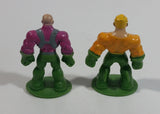 DC Comics Aquaman and Lex Luthor Miniature Mini Tiny 2" Tall Toy Figures