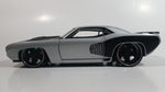 2006 Hot Wheels '71 Plymouth Barracuda Silver Grey and Black 1/24 Scale Die Cast Toy Muscle Car Vehicle