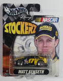 2003 Hot Wheels Racing NASCAR Stockerz DeWalt #17 Matt Kenseth Yellow and Black Die Cast Toy Race Car Vehicle New Sealed in Package