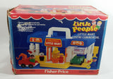 Vintage Fisher Price Little People Little Mart Commercial Centre Plastic Toy Building with Box - No Accessories