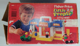 Vintage Fisher Price Little People Little Mart Commercial Centre Plastic Toy Building with Box - No Accessories