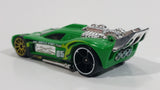 2014 Hot Wheels Track Builder Spine Busters Green Die Cast Toy Car Vehicle