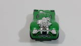 2014 Hot Wheels Track Builder Spine Busters Green Die Cast Toy Car Vehicle