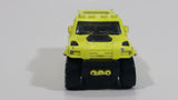 2010 Matchbox Mountain Adventure Ridge Raider Fluorescent Yellow Die Cast Toy Car Vehicle