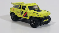 2010 Matchbox Mountain Adventure Ridge Raider Fluorescent Yellow Die Cast Toy Car Vehicle