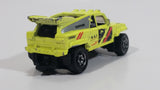 2010 Matchbox Mountain Adventure Ridge Raider Fluorescent Yellow Die Cast Toy Car Vehicle