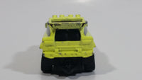 2010 Matchbox Mountain Adventure Ridge Raider Fluorescent Yellow Die Cast Toy Car Vehicle