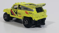 2010 Matchbox Mountain Adventure Ridge Raider Fluorescent Yellow Die Cast Toy Car Vehicle