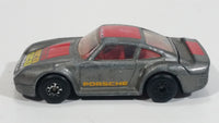 1988 Matchbox Porsche 959 Charcoal Grey Die Cast Toy Car Vehicle - Macau