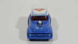 2012 Hot Wheels '56 Ford F-100 Panel Van Truck Superman Blue and White Die Cast Toy Car Hot Rod Vehicle with Opening Hood and Red Line Real Riders