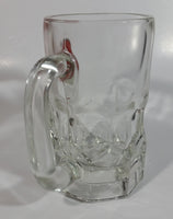 1948-1961 A & W Allen and Wright Ice Cold Root Beer Arrow Logo 6" Tall Heavy Clear Glass Mug