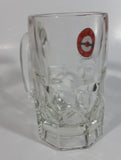 1948-1961 A & W Allen and Wright Ice Cold Root Beer Arrow Logo 6" Tall Heavy Clear Glass Mug