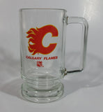 NHL Ice Hockey Calgary Flames NHL Hockey Team 5 1/2" Tall Glass Beer Mug Sports Collectible