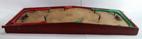 Antique 1940s Munro Games National Hockey Wood and Plastic Pinball Style Table Top Ice Hockey Game