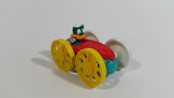 1990 Warner Bros. Tiny Toons Plucky Duck and Babs Bunny Flipping Toy Car Boat Watercraft Vehicle and Telephone McDonald's Happy Meal