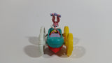 1990 Warner Bros. Tiny Toons Plucky Duck and Babs Bunny Flipping Toy Car Boat Watercraft Vehicle and Telephone McDonald's Happy Meal