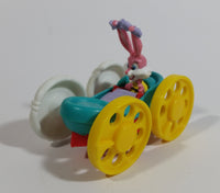 1990 Warner Bros. Tiny Toons Plucky Duck and Babs Bunny Flipping Toy Car Boat Watercraft Vehicle and Telephone McDonald's Happy Meal