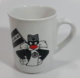 Hard To Find Looney Tunes Sylvester The Cat with Black and White Flag "Mnogo Smo Jaki" "Many Are Strong" Croatian Translation Ceramic Coffee Mug Cartoon Collectible