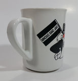 Hard To Find Looney Tunes Sylvester The Cat with Black and White Flag "Mnogo Smo Jaki" "Many Are Strong" Croatian Translation Ceramic Coffee Mug Cartoon Collectible