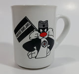 Hard To Find Looney Tunes Sylvester The Cat with Black and White Flag "Mnogo Smo Jaki" "Many Are Strong" Croatian Translation Ceramic Coffee Mug Cartoon Collectible