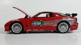 ERTL Racing Champions Universal Studios The Fast and The Furious Vin Diesel Dom's 1993 Mazda RX7 Red 1:24 Scale Die Cast Toy Car Vehicle Movie Film Collectible