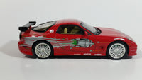 ERTL Racing Champions Universal Studios The Fast and The Furious Vin Diesel Dom's 1993 Mazda RX7 Red 1:24 Scale Die Cast Toy Car Vehicle Movie Film Collectible