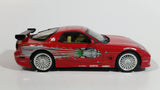 ERTL Racing Champions Universal Studios The Fast and The Furious Vin Diesel Dom's 1993 Mazda RX7 Red 1:24 Scale Die Cast Toy Car Vehicle Movie Film Collectible