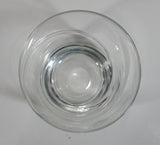 Baileys Irish Cream White Label 3" Tall Clear Glass Swirl Twist Cup