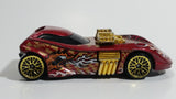 2001 Hot Wheels Extreme Sports Twin Mill II Dark Red Die Cast Toy Car Vehicle