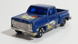 Vintage Road Champs Road Machines 1970s Chevrolet Pickup Truck Cosmos Blue Die Cast Toy Car Vehicle - Hong Kong