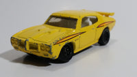 2009 Matchbox Heritage Classics '70 Pontiac GTO Yellow Die Cast Toy Muscle Car Vehicle