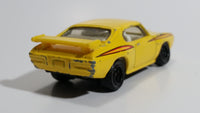 2009 Matchbox Heritage Classics '70 Pontiac GTO Yellow Die Cast Toy Muscle Car Vehicle