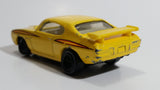 2009 Matchbox Heritage Classics '70 Pontiac GTO Yellow Die Cast Toy Muscle Car Vehicle