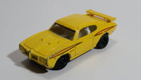 2009 Matchbox Heritage Classics '70 Pontiac GTO Yellow Die Cast Toy Muscle Car Vehicle