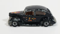 1983 Hot Wheels Hot Ones '40 Ford 2-Door Black Die Cast Toy Hot Rod Car Vehicle