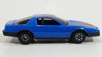 Vintage Yatming Pontiac Trans-Am Firebird Blue Black Bird No. 803 Die Cast Toy Car Vehicle