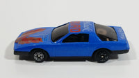 Vintage Yatming Pontiac Trans-Am Firebird Blue Black Bird No. 803 Die Cast Toy Car Vehicle