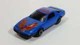 Vintage Yatming Pontiac Trans-Am Firebird Blue Black Bird No. 803 Die Cast Toy Car Vehicle