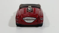 2004 Hot Wheels Camoflamage Austin Healey Red Convertible Die Cast Toy Car Vehicle