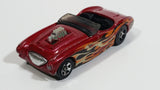 2004 Hot Wheels Camoflamage Austin Healey Red Convertible Die Cast Toy Car Vehicle