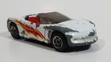 1996 Matchbox Corvette Stingray III Convertible White Die Cast Toy Car Vehicle