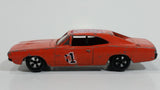 Vintage 1981 Warner Bro. ERTL Dukes of Hazzard General Lee Orange Die Cast Toy Muscle Car Vehicle TV Show Collectible