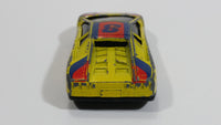 Unknown Maker Lamborghini #8 Pale Yellow Die Cast Toy Exotic Car Vehicle