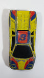 Unknown Maker Lamborghini #8 Pale Yellow Die Cast Toy Exotic Car Vehicle